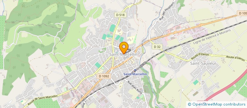 localisation de l'entreprise COMMUNE DE SAINT MARCELLIN  SAINT-MARCELLIN