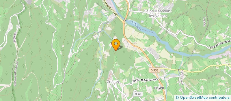 localisation de l'entreprise COMMUNE DE SAINT MARCELLIN LES VAISON  SAINT-MARCELIN-LES-VAISON