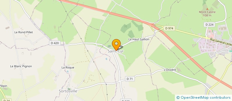 localisation de l'entreprise COMMUNE DE SAINT MARCOUF  SAINT-MARCOUF