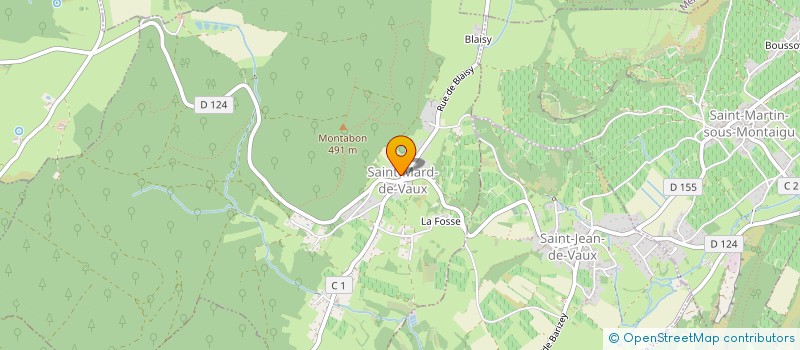 localisation de l'entreprise COMMUNE DE SAINT-MARD-DE-VAUX  SAINT-MARD-DE-VAUX