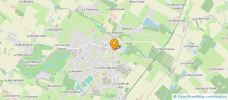 localisation de l'entreprise COMMUNE DE SAINT-MARS-DU-DESERT  SAINT-MARS-DU-DESERT