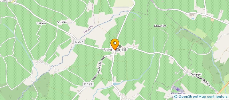 localisation de l'entreprise COMMUNE DE SAINT MARTIAL  SAINT-MARTIAL