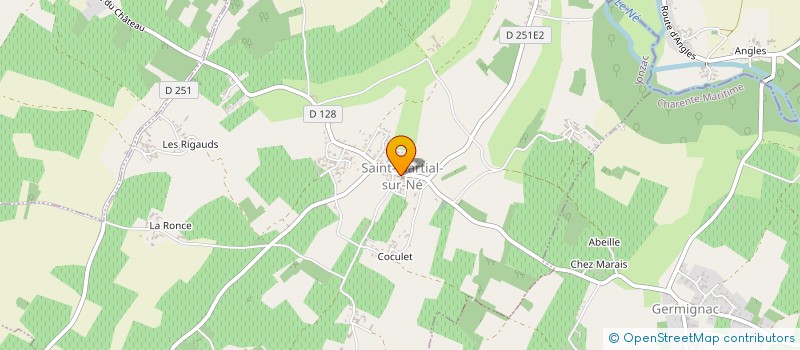 localisation de l'entreprise COMMUNE DE SAINT MARTIAL SUR NE  SAINT-MARTIAL-SUR-NE