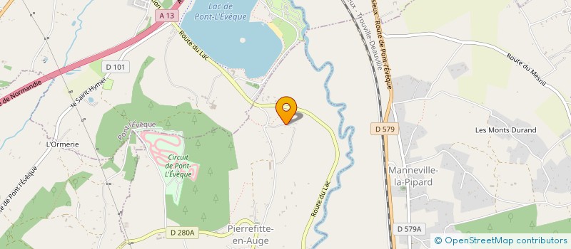 localisation de l'entreprise COMMUNE DE SAINT MARTIN AUX CHARTRAINS  ST MARTIN AUX CHARTRAINS