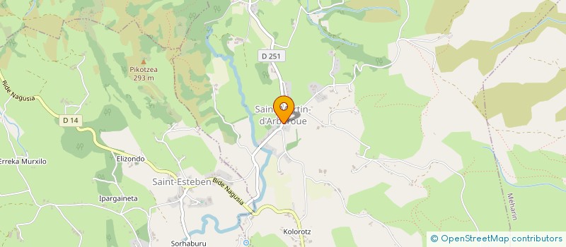 localisation de l'entreprise COMMUNE DE SAINT MARTIN D'ARBEROUE  SAINT-MARTIN-D'ARBEROUE