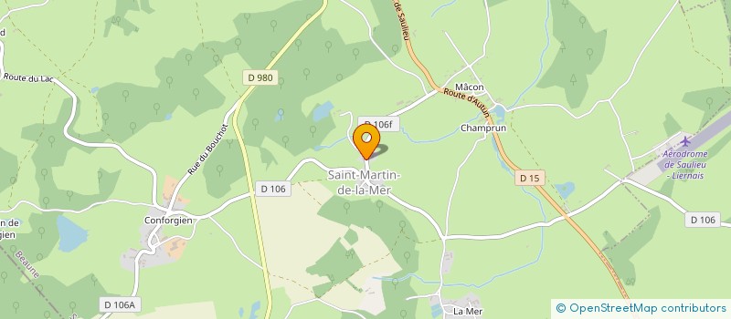 localisation de l'entreprise COMMUNE DE SAINT MARTIN DE LA MER  SAINT-MARTIN-DE-LA-MER