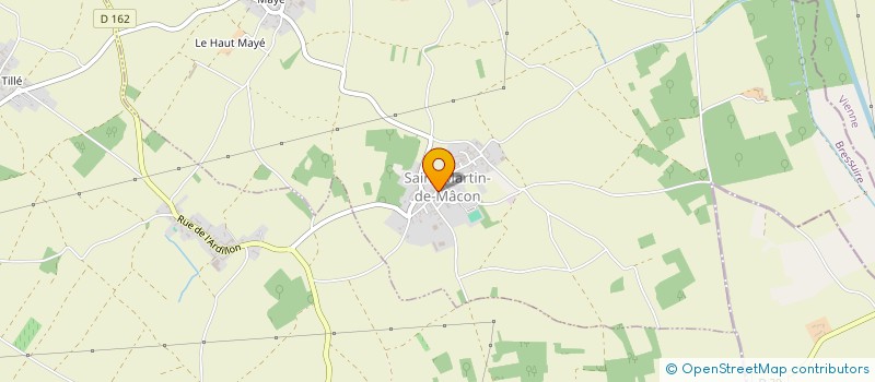localisation de l'entreprise COMMUNE DE SAINT MARTIN DE MACON  SAINT-MARTIN-DE-MACON