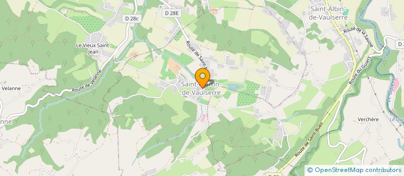 localisation de l'entreprise COMMUNE DE SAINT MARTIN DE VAULSERRE  SAINT-MARTIN-DE-VAULSERRE