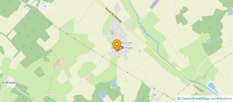localisation de l'entreprise COMMUNE DE SAINT MARTIN DES CHAMPS  SAINT-MARTIN-DES-CHAMPS