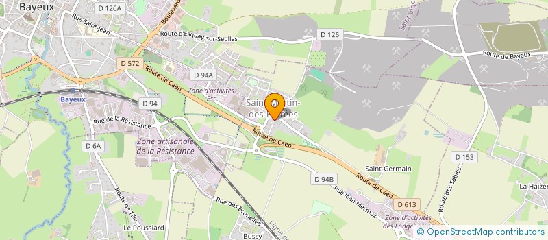 localisation de l'entreprise COMMUNE DE SAINT MARTIN DES ENTREES  SAINT-MARTIN-DES-ENTREES