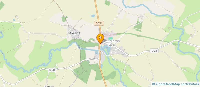 localisation de l'entreprise COMMUNE DE SAINT MARTIN L ARS  SAINT MARTIN L'ARS