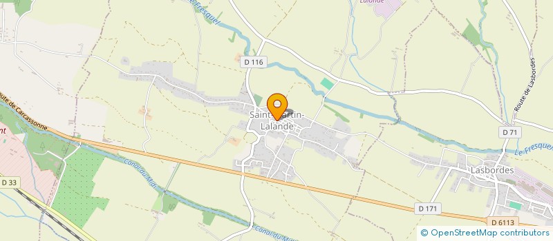localisation de l'entreprise COMMUNE DE SAINT-MARTIN-LALANDE  SAINT-MARTIN-LALANDE