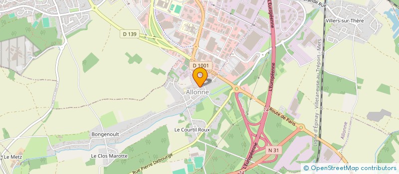 localisation de l'entreprise COMMUNE DE SAINT MARTIN LE NOEUD  SAINT-MARTIN-LE-NUD