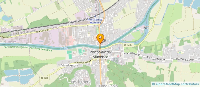 localisation de l'entreprise COMMUNE DE SAINT MARTIN LONGUEAU  SAINT-MARTIN-LONGUEAU