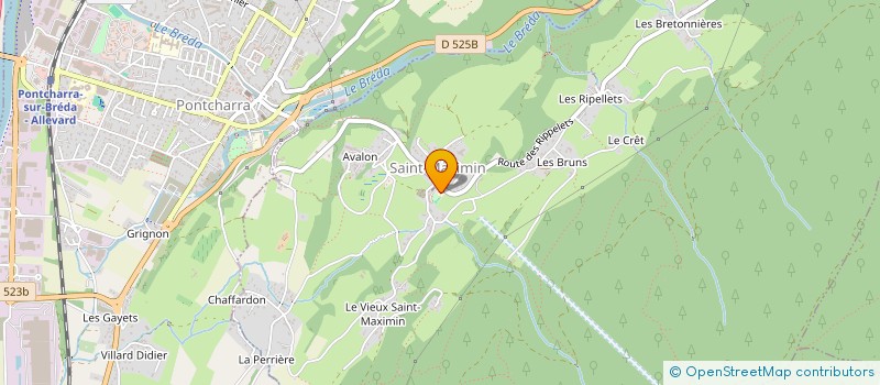 localisation de l'entreprise COMMUNE DE SAINT MAXIMIN  SAINT-MAXIMIN