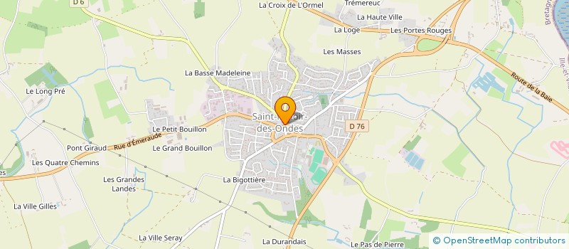 localisation de l'entreprise COMMUNE DE SAINT MELOIR DES ONDES  SAINT-MELOIR-DES-ONDES