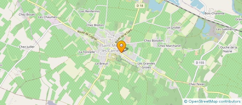 localisation de l'entreprise COMMUNE DE SAINT MEME LES CARRIERES à SAINT-MEME-LES-CARRIERES