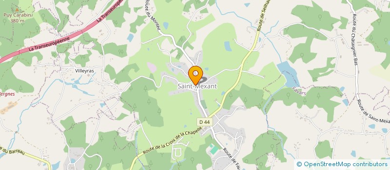 localisation de l'entreprise COMMUNE DE SAINT MEXANT  SAINT-MEXANT