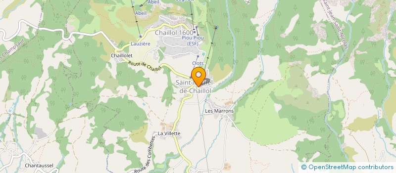 localisation de l'entreprise COMMUNE DE SAINT MICHEL DE CHAILLOL  SAINT-MICHEL-DE-CHAILLOL