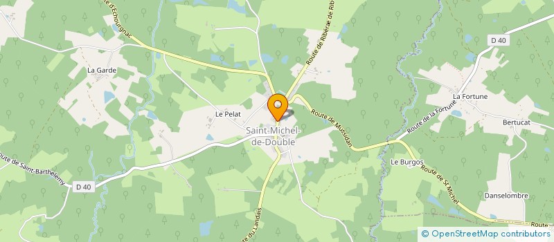 localisation de l'entreprise COMMUNE DE SAINT MICHEL DE DOUBLE  SAINT-MICHEL-DE-DOUBLE