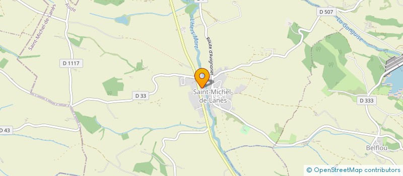 localisation de l'entreprise COMMUNE DE SAINT-MICHEL-DE-LANES  SAINT-MICHEL-DE-LANES
