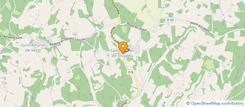 localisation de l'entreprise COMMUNE DE SAINT MICHEL DE VILLADEIX  SAINT-MICHEL-DE-VILLADEIX