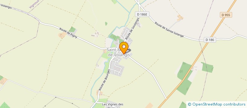 localisation de l'entreprise COMMUNE DE SAINT MICHEL DE VOLANGIS  SAINT-MICHEL-DE-VOLANGIS