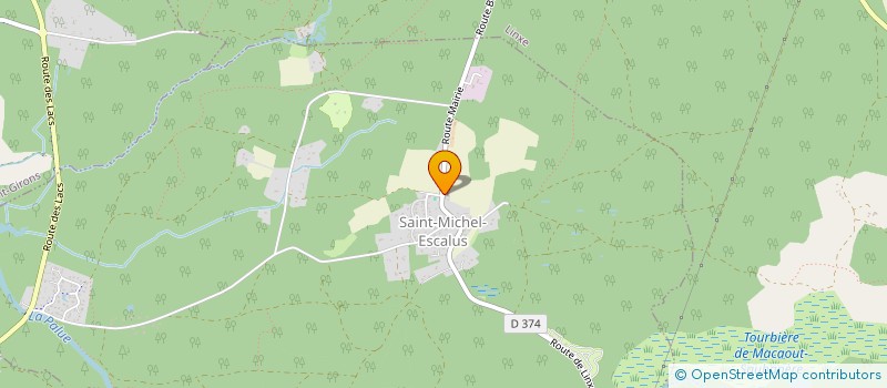 localisation de l'entreprise COMMUNE DE SAINT MICHEL ESCALUS  SAINT-MICHEL-ESCALUS