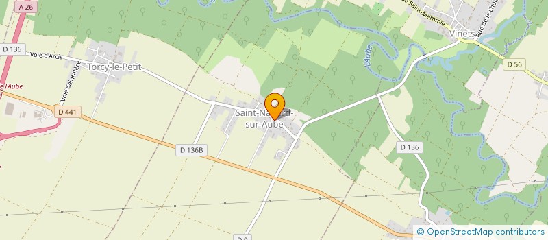 localisation de l'entreprise COMMUNE DE SAINT NABORD SUR AUBE  SAINT-NABORD-SUR-AUBE