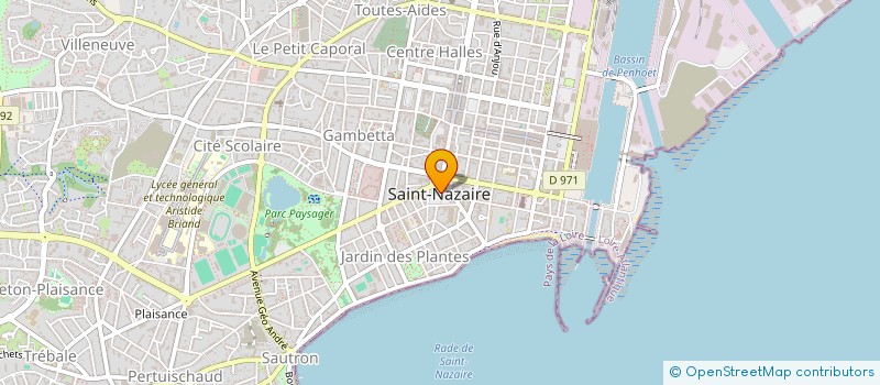 localisation de l'entreprise COMMUNE DE SAINT-NAZAIRE à SAINT-NAZAIRE