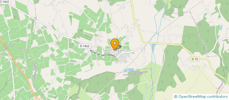 localisation de l'entreprise COMMUNE DE SAINT NEXANS  SAINT-NEXANS