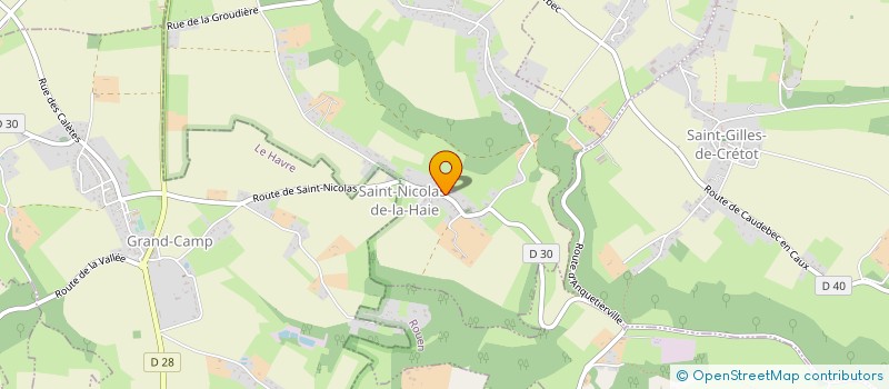 localisation de l'entreprise COMMUNE DE SAINT NICOLAS DE LA HAIE  SAINT-NICOLAS-DE-LA-HAIE