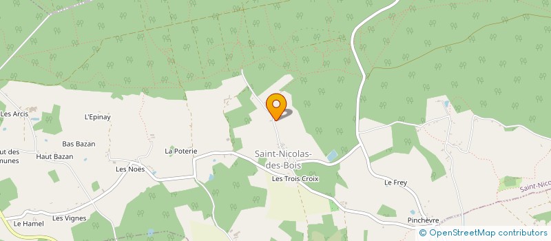 localisation de l'entreprise COMMUNE DE SAINT NICOLAS DES BOIS à SAINT-NICOLAS-DES-BOIS