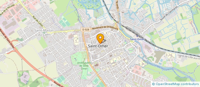 localisation de l'entreprise COMMUNE DE SAINT OMER  SAINT-OMER