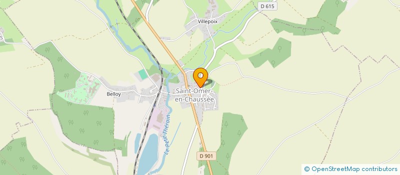 localisation de l'entreprise COMMUNE DE SAINT OMER EN CHAUSSEE  SAINT-OMER-EN-CHAUSSEE