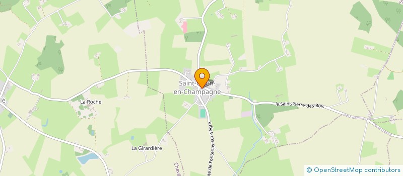 localisation de l'entreprise COMMUNE DE SAINT OUEN EN CHAMPAGNE  SAINT-OUEN-EN-CHAMPAGNE