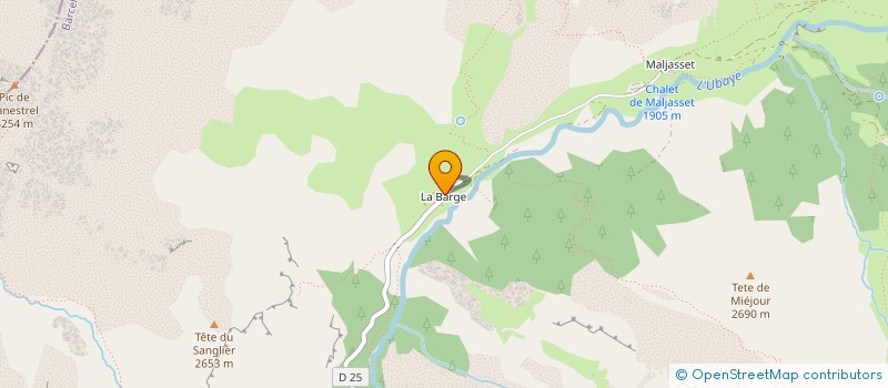 localisation de l'entreprise COMMUNE DE SAINT PAUL  SAINT PAUL SUR UBAYE