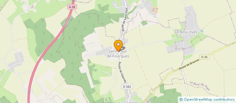 localisation de l'entreprise COMMUNE DE SAINT PAUL DE FOURQUES  SAINT-PAUL-DE-FOURQUES