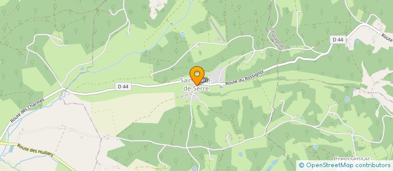 localisation de l'entreprise COMMUNE DE SAINT PAUL DE SERRE  SAINT-PAUL-DE-SERRE