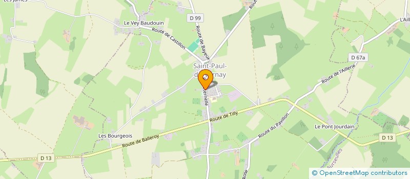 localisation de l'entreprise COMMUNE DE SAINT PAUL DU VERNAY  SAINT-PAUL-DU-VERNAY