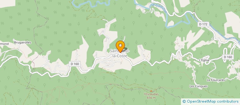 localisation de l'entreprise COMMUNE DE SAINT-PAUL-LA-COSTE  SAINT-PAUL-LA-COSTE