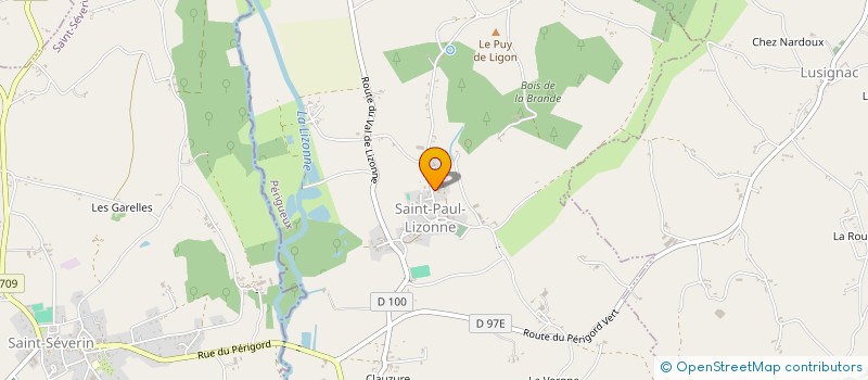 localisation de l'entreprise COMMUNE DE SAINT PAUL LIZONNE  SAINT-PAUL-LIZONNE