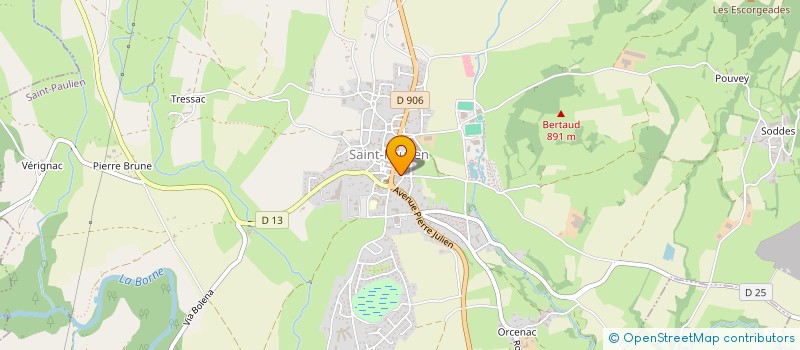 localisation de l'entreprise COMMUNE DE SAINT PAULIEN  SAINT-PAULIEN