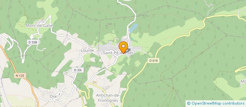 localisation de l'entreprise COMMUNE DE SAINT PE D ARDET  SAINT-PE-D'ARDET