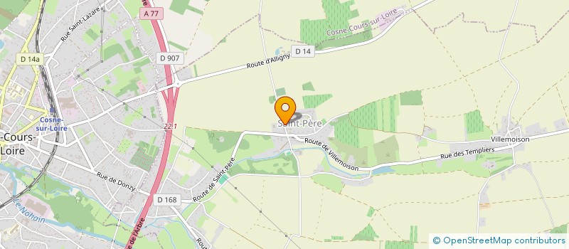 localisation de l'entreprise COMMUNE DE SAINT PERE  SAINT-PERE