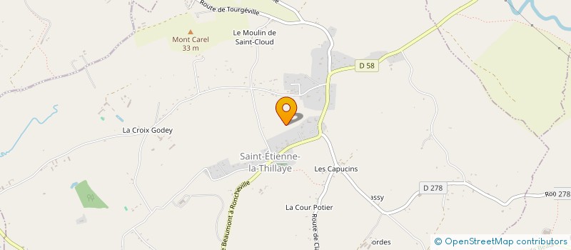 localisation de l'entreprise COMMUNE DE SAINT PIERRE AZIF  SAINT-PIERRE-AZIF