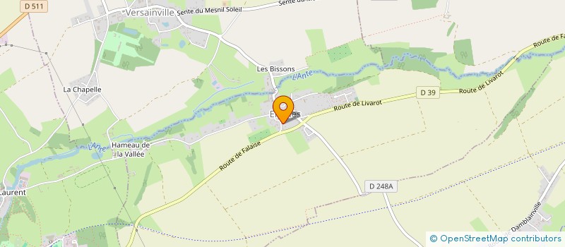 localisation de l'entreprise COMMUNE DE SAINT PIERRE CANIVET  SAINT-PIERRE-CANIVET