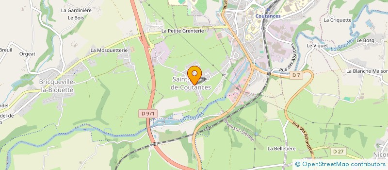 localisation de l'entreprise COMMUNE DE SAINT PIERRE DE COUTANCES  SAINT-PIERRE-DE-COUTANCES