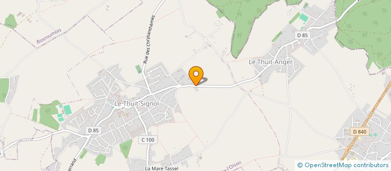 localisation de l'entreprise COMMUNE DE SAINT PIERRE DES FLEURS  SAINT-PIERRE-DES-FLEURS