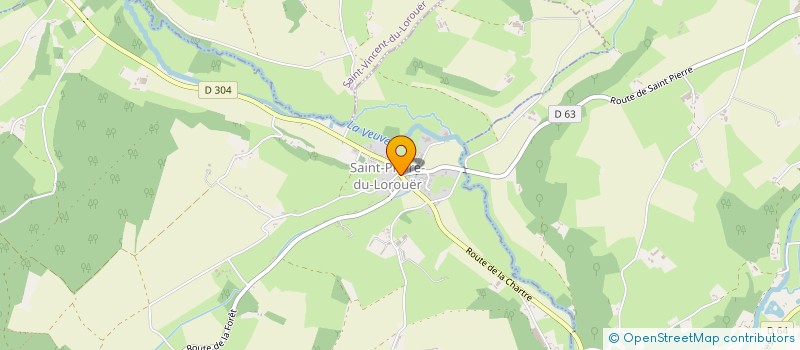 localisation de l'entreprise COMMUNE DE SAINT PIERRE DU LOROUER  SAINT-PIERRE-DU-LOROUER
